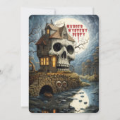 Invitation Fête du mystère du meurtre (Dos)