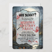 Invitation Fête du mystère du meurtre (Devant)
