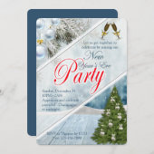 Invitation Fête du Nouvel An (Devant / Derrière)