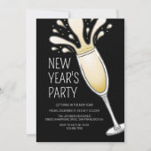 Invitation Fête du Nouvel An (Devant)