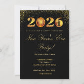 Invitation Fête du Nouvel An 2026 (Devant)