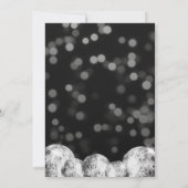 Invitation Fête du Nouvel An Black Gold (Dos)