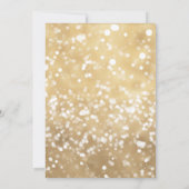 Invitation Fête du Nouvel An Champagne et verdure (Dos)