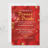 Invitation Fête du Nouvel An chinois 2025 (Dos)