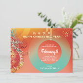 Invitation Fête du Nouvel An chinois du Dragon 2024 (Debout devant)