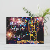 Invitation Fête du Nouvel An Festif (Debout devant)