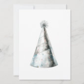 Invitation Fête du Nouvel An moderne (Dos)