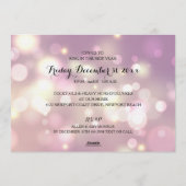 Invitation Fête du Nouvel An Moderne et Chic (Dos)