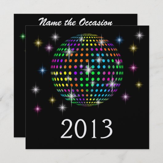 Invitation Fête du Nouvel An - SRF (Devant / Derrière)