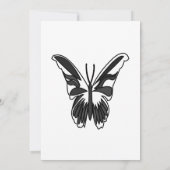 Invitation Fête du papillon luna moth (Dos)