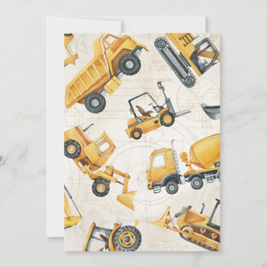 Invitation Fête du Parti de la retraite de la construction (Dos)