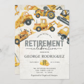 Invitation Fête du Parti de la retraite de la construction (Devant / Derrière)