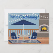 Invitation Fête du Patio extérieur (Devant)