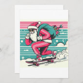 Invitation Fête du père de la planche à roulettes (Devant / Derrière)