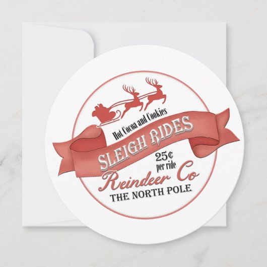 Invitation Fête du Père Noël (Devant)