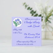 Invitation Fête du pont de l'hortensia doux (Debout devant)