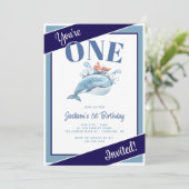 Invitation Fête du premier anniversaire de Baleine Bleue (Debout devant)