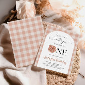 Invitation Fête du premier anniversaire de Cutie Pie avec un