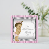 Invitation Fête du premier anniversaire de la princesse (Debout devant)