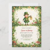 Invitation Fête du premier anniversaire de Lucky Leprechaun S (Devant)