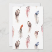 Invitation Fête du premier anniversaire de Owl (Dos)