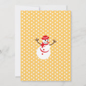 Invitation  Fête du premier anniversaire du Père Noël et du R (Dos)