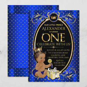 Invitation Fête du premier anniversaire du prince ethnique