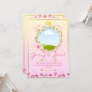 Invitation Fête du printemps