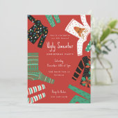 Invitation Fête du Pull de Noël Laid (Debout devant)