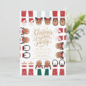 Invitation Fête du pyjama de Noël Fête des enfants (Debout devant)