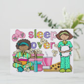 Invitation Fête du pyjama / Sommeil - SRF (Debout devant)