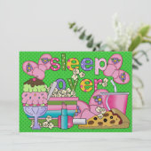 Invitation Fête du pyjama / Sommeil - SRF (Debout devant)