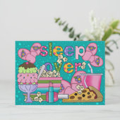 Invitation Fête du pyjama / Sommeil - SRF (Debout devant)