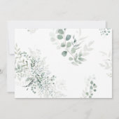 Invitation Fête du quarantième anniversaire 40 ans d'amour (Dos)