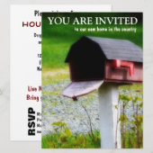 Invitation Fête du réchauffement climatique - Nouvelle patrie (Devant / Derrière)