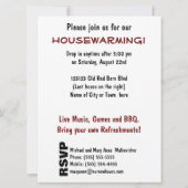 Invitation Fête du réchauffement climatique - Nouvelle patrie (Dos)