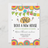 Invitation Fête du réchauffement climatique Taco 'Bout A New  (Devant)