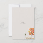 Invitation Fête du réchauffement de la maison d'automne | Aqu (Dos)