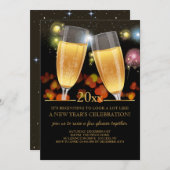 Invitation Fête du salut Champagne (Devant / Derrière)