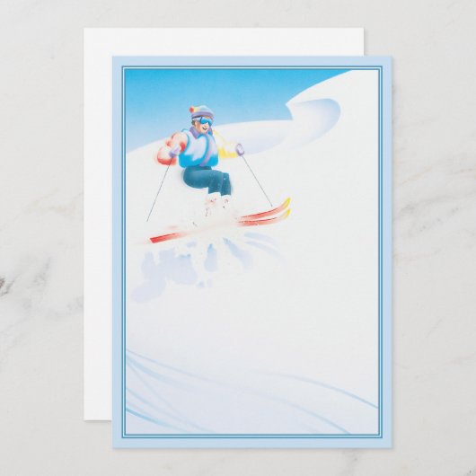 Invitation Fête du ski © (Devant / Derrière)