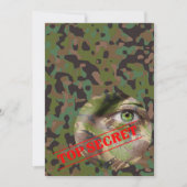 Invitation Fête du Soldat Joe Camouflage (Devant)