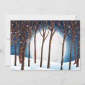 Invitation Fête du Solstice d'hiver (Dos)