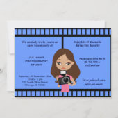 Invitation Fête du Studio de Photographie (Devant)