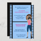 Invitation Fête du Studio de Photographie (Devant / Derrière)