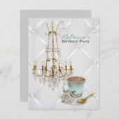 Invitation fête du thé (Devant / Derrière)