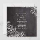 Invitation fête du thé à la française (Dos)