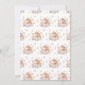 Invitation Fête du thé au jardin Fête du thé (Dos)