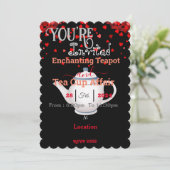 Invitation Fête du thé de Lover (Debout devant)