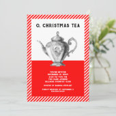 Invitation Fête du thé de Noël (Debout devant)