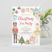 Invitation Fête du thé de Noël (Debout devant)